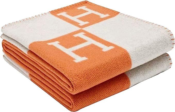 Ultra Soft Fleece H Blanket All Season Living Room/Bedroom Wearable Warm Throw Size Blanket for S... | Amazon (US)