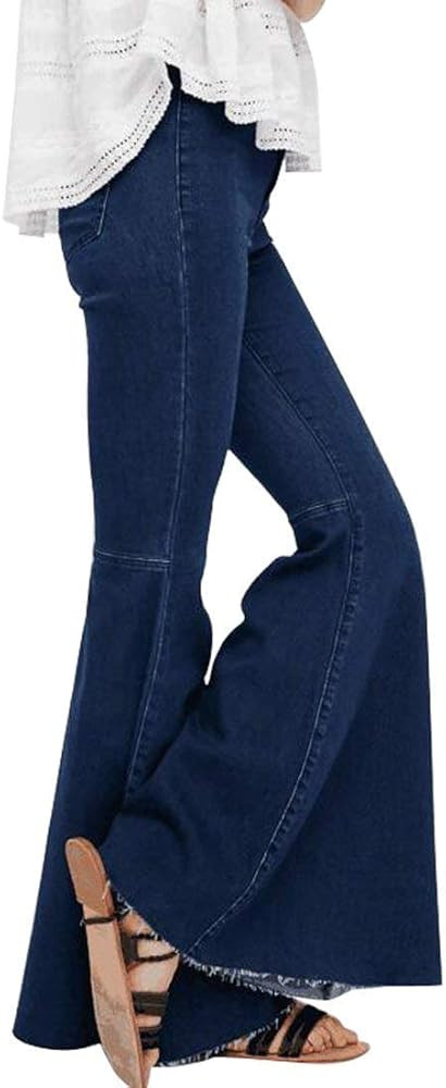 Bell Bottom Pants High Waist Curvy Fit Jeans | Amazon (US)