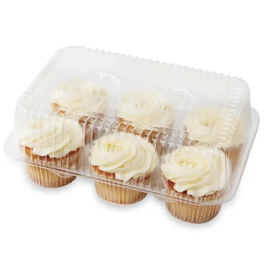 Publix Bakery Cream Cheese Iced Vanilla Cupcakes, 6ct | Instacart