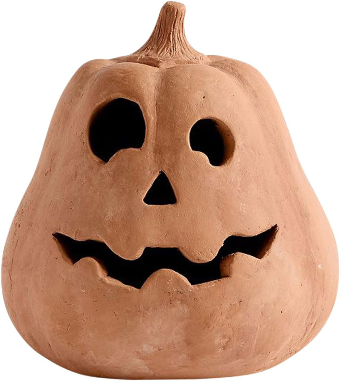 Fall Decor - Halloween Decorations - Handmade Pumpkin Jack O' Lantern Outdoor Indoor - Cute Hallo... | Amazon (US)