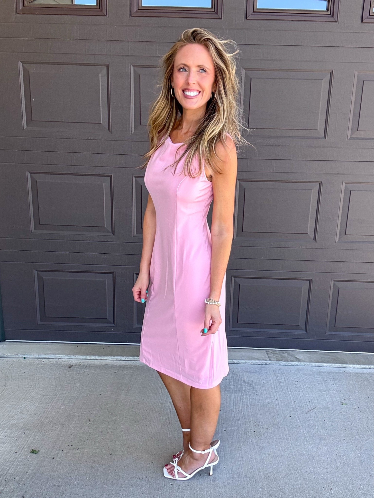 This bodycon pencil skirt dress is such a great dress! 🩷 The fit and the fabric are so good! Wearing a small.

As an Amazon Influencer I earn commission on qualifying purchases.

Pink bodycon dress, dresses for the office, wear to work dress, mom style, working mom dress, boss babe dress, spring fashion 2026, summer dresses, wedding guest dress

#LTKWorkwear #LTKOver40 #LTKootd