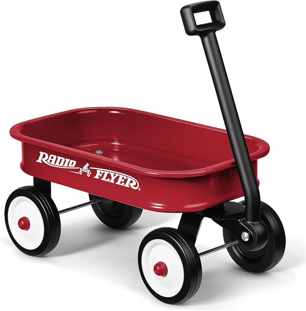 Radio Flyer Kids 12.5 Inch Little Red Toy Wagon, Small Toy Decor Wagon | Amazon (US)
