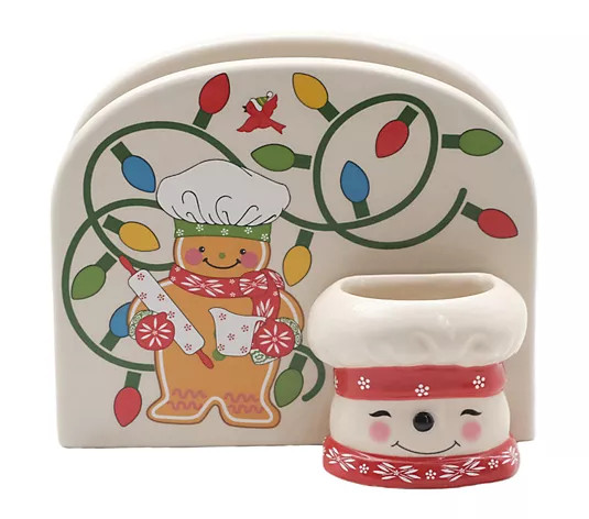 Temp-tations Napkin and Toothpick Holder - QVC.com | QVC