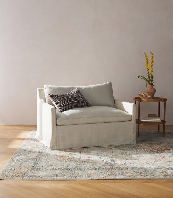Amber Lewis for Anthropologie Keane Slipcover Chair | Anthropologie (US)