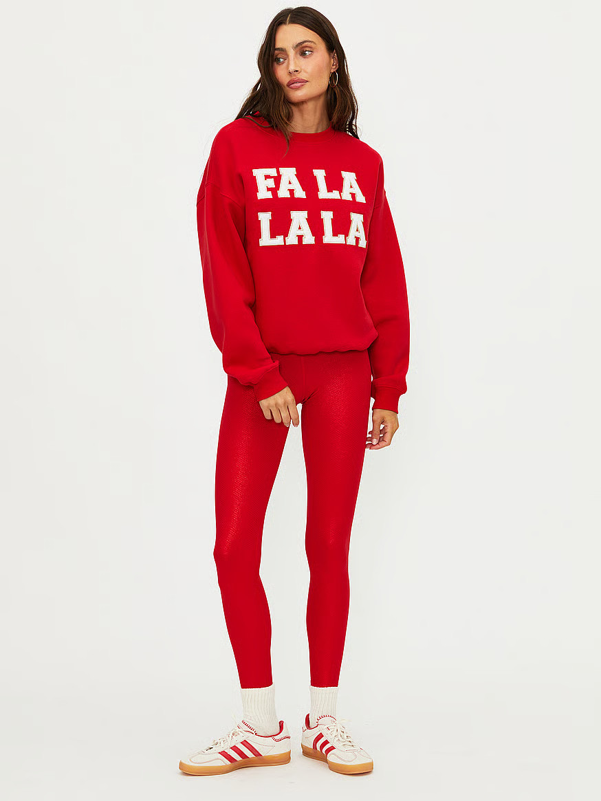 Buy Devyn Oversized Sweatshirt, Red Falala - Order Sweaters online - Victoria's Secret US | Victoria's Secret (US / CA )