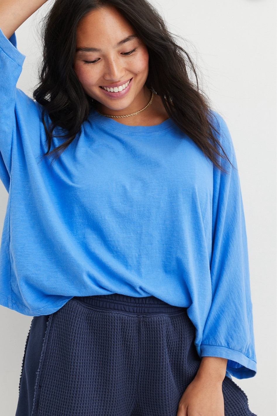 Just bought this in white and it will be in repeat all summer 😍 #whitetee #summer #aerie

#LTKunder50 #LTKstyletip #LTKSeasonal