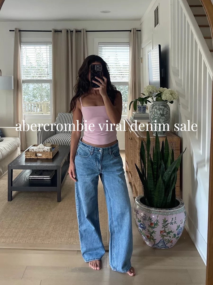 [1/29/26] code AFVIVIANE for stackable 15% off!!! denim currently on sale!! These are the ultra loose low rise in 24 short (I’m 5’2). They’re PERFECTLY baggy and wide leg. Also come in curve love option 

[Offer valid in stores and online 1/29/2026 - 2/2/2026 in US/CA. Exclusions apply as indicated. Online price reflects discount. Promo Code: *Use code AFVIVIANE to get an additional 15% off almost everything in stores and online at checkout from 1/29/26 - 2/2/26 in US/CA. Exclusions apply. See details online.]
