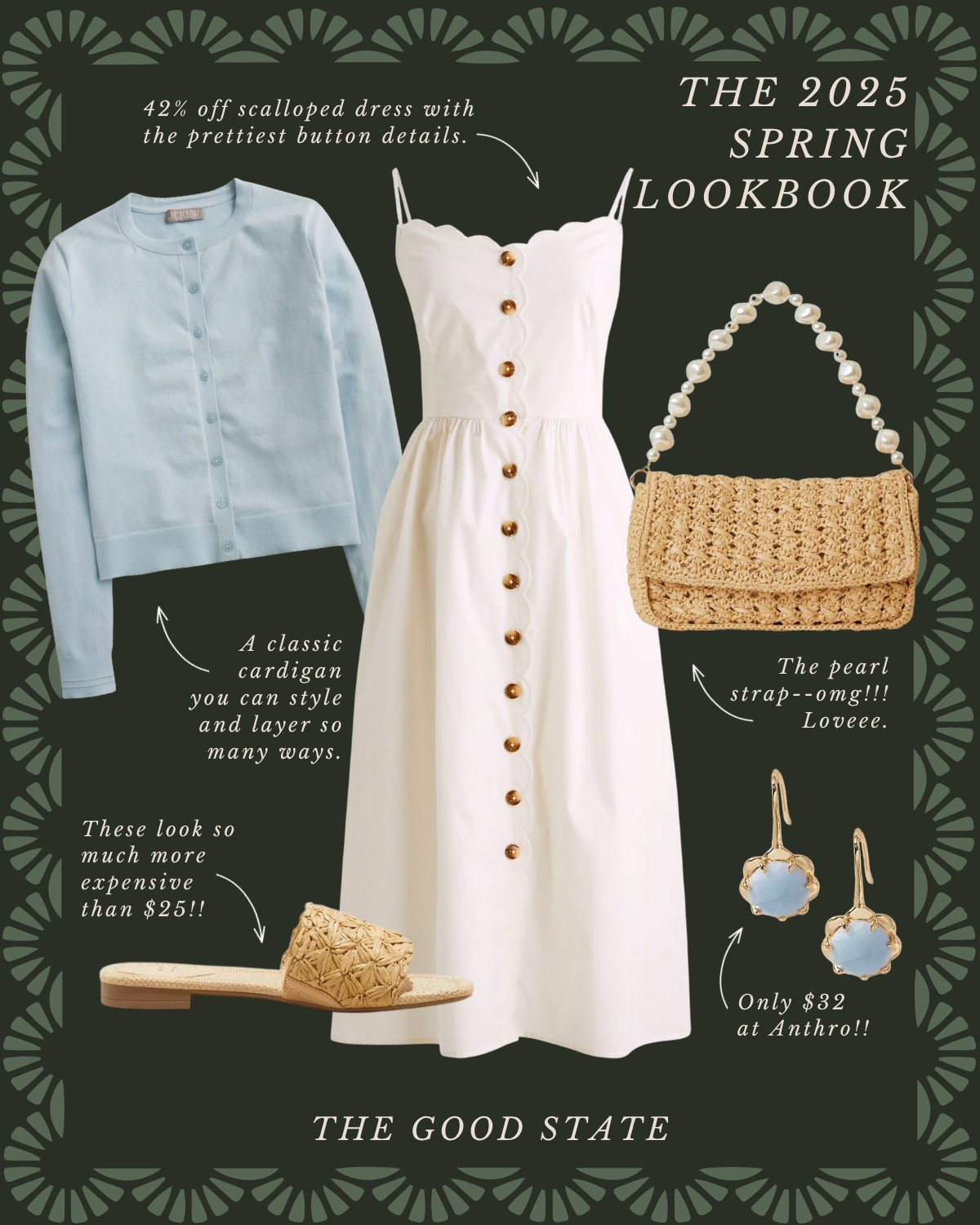 For all the Farmers Market girlies living their best life as the golden morning sunshine warms their face and a cool Spring breeze blows through their hair. For the ones with a market tote overflowing with fresh flowers and their hands full with a coffee and buttery croissant. For the ladies who love all things gingham, their trusty ball cap and the ease of a Springtime dress. This is for the girlies who wake up early for the market and may or may not take a little mid-day nap afterwards…followed by a picnic with all their market goodies and closest girlies of course. This collection is for you🍓🧺🫶🏼  Anthropologie , Anthro, Amazon, Quince, mini dress, maxi dress denim jacket, chore coat, earring, socks, beauty, sunglasses, spring outfit, spring fashion, tote bag, purse, woven purse, spring break, bandanna, scarf, quilted jacket, the good state, Lauren England, gola sneakers, clutch vacation outfit, hoop, earrings, American Eagle, target target fashion, target style sneakers, veja, mini dress, floral dress, wedding guest, dress, vacation, outfit, ootd, butter yellow, farmers market, dillards, nordstrom, travel outfit, spring fashion, gap, old navy, wedding guest dress, wedding guest, summer outfit


#LTKStyleTip #LTKFindsUnder100 #LTKSaleAlert