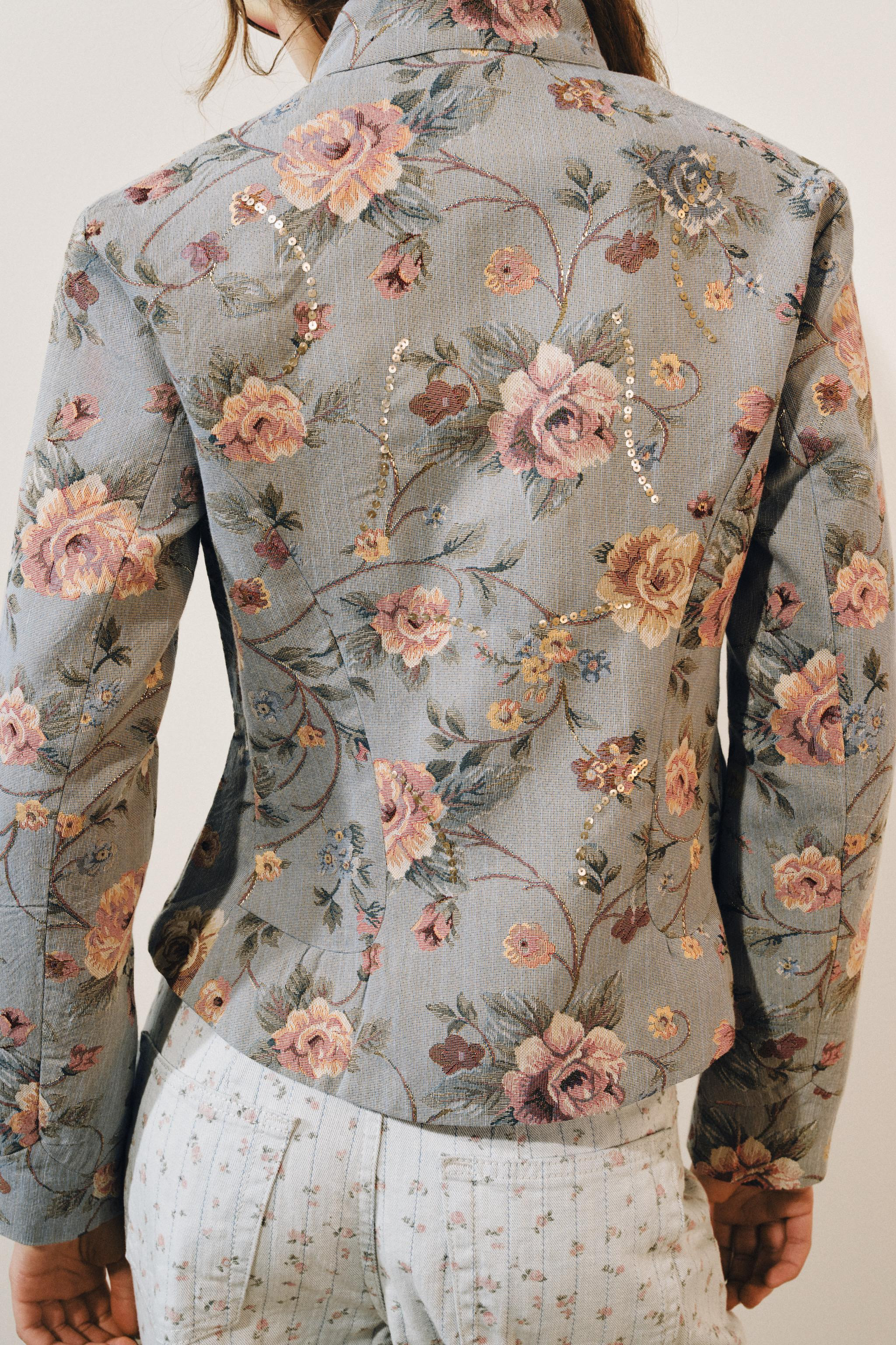 ZW COLLECTION JACQUARD BLAZER | Zara US