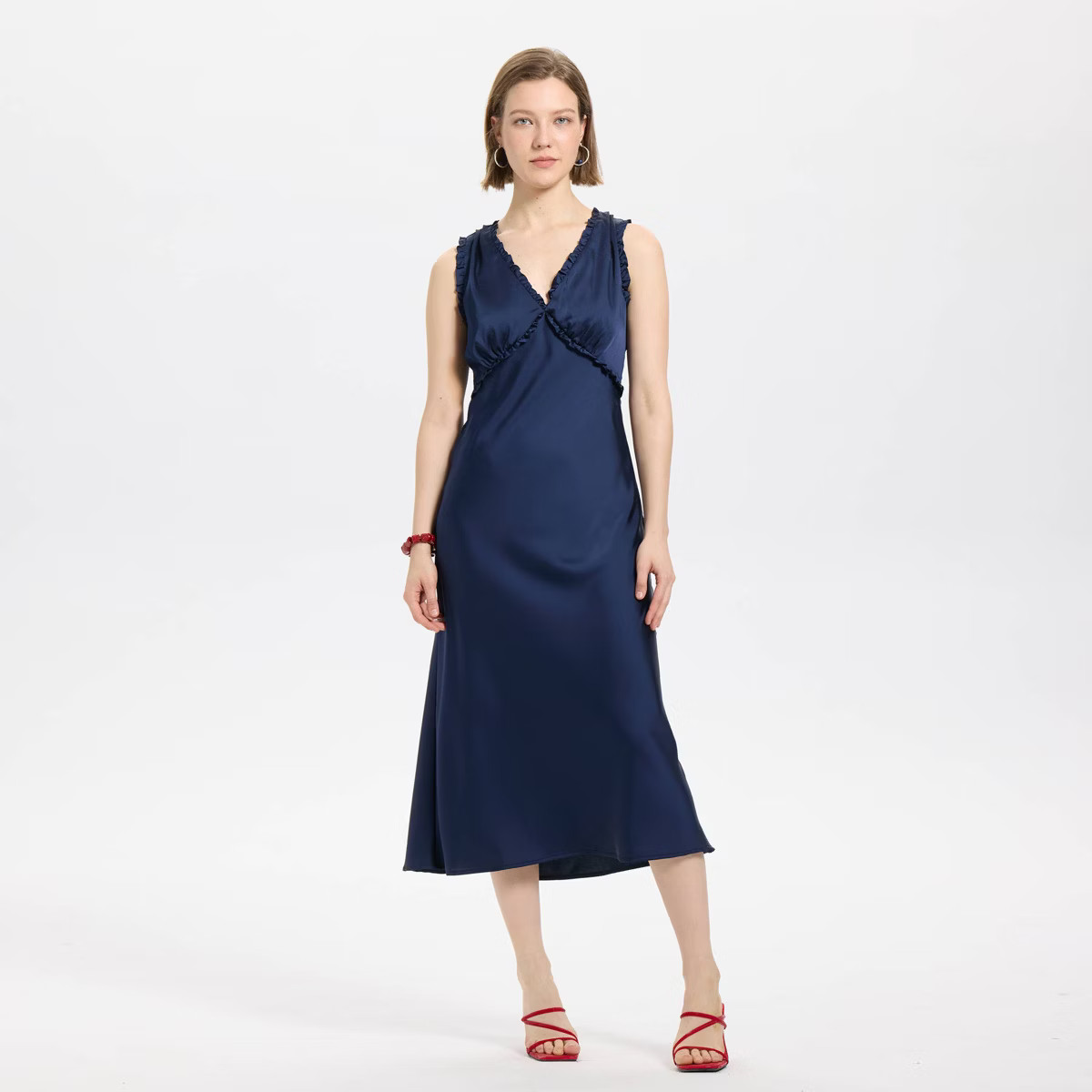 Women's Woven Midi Slip Dress - A New Day™ | Target