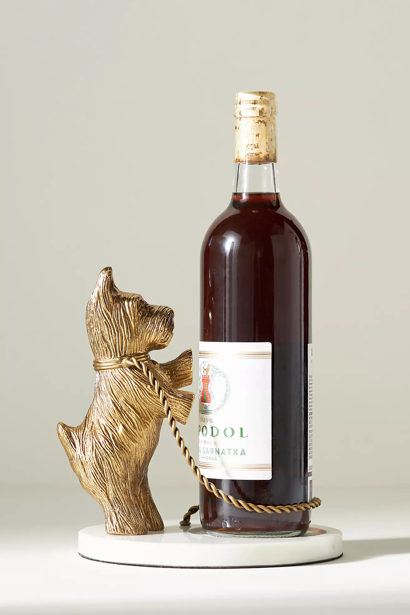 Scottie Wine Bottle Holder | Anthropologie (US)