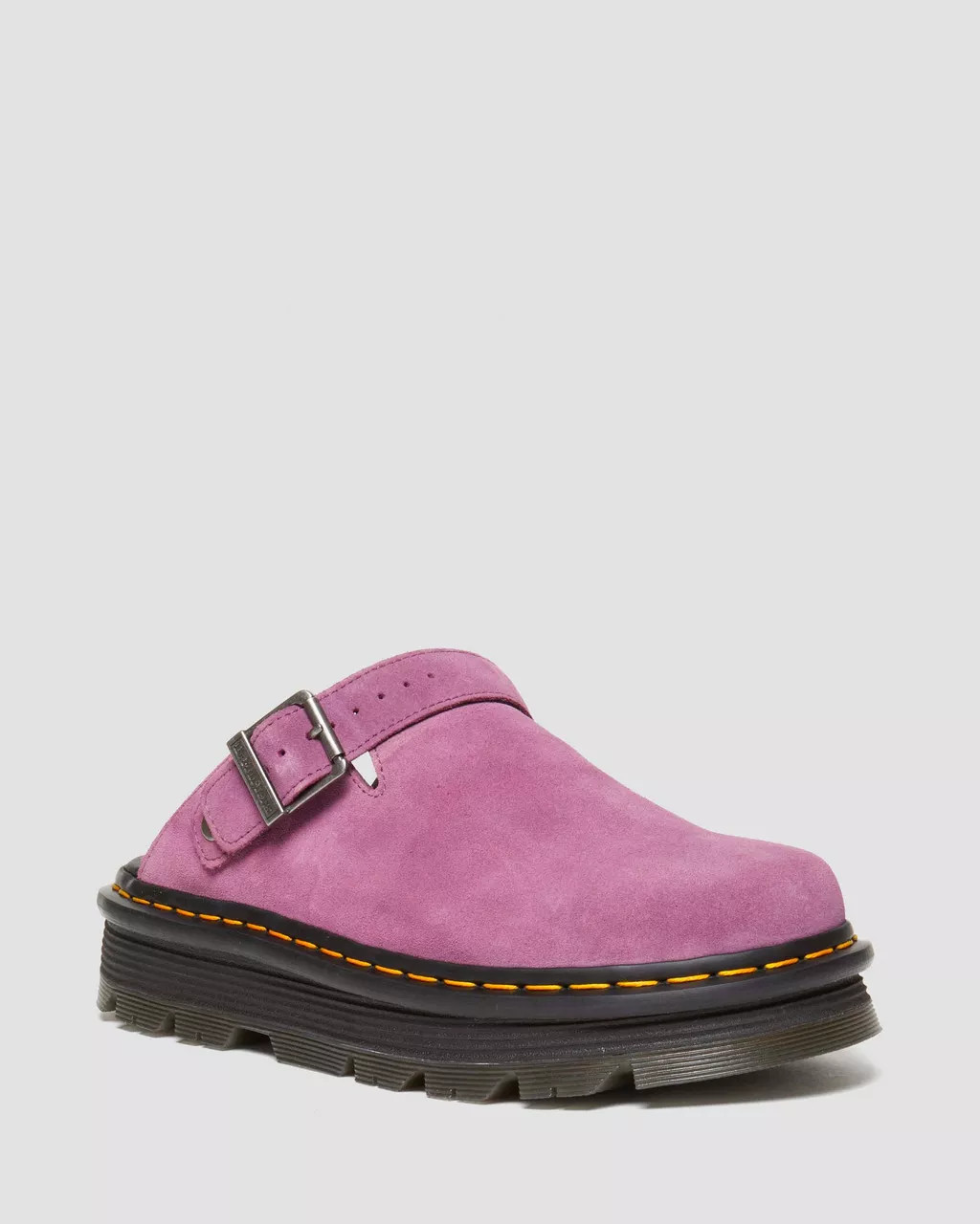 Zebzag Suede Casual Slingback Platform Mules | Dr. Martens
