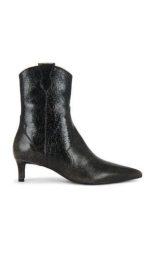 Dallas Boot in Black & Beige Crackle | Revolve Clothing (Global)