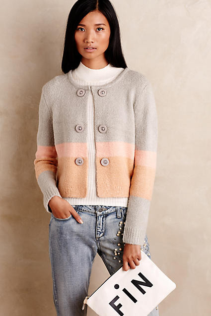Neapolitan Boucle Cardigan | Anthropologie (US)