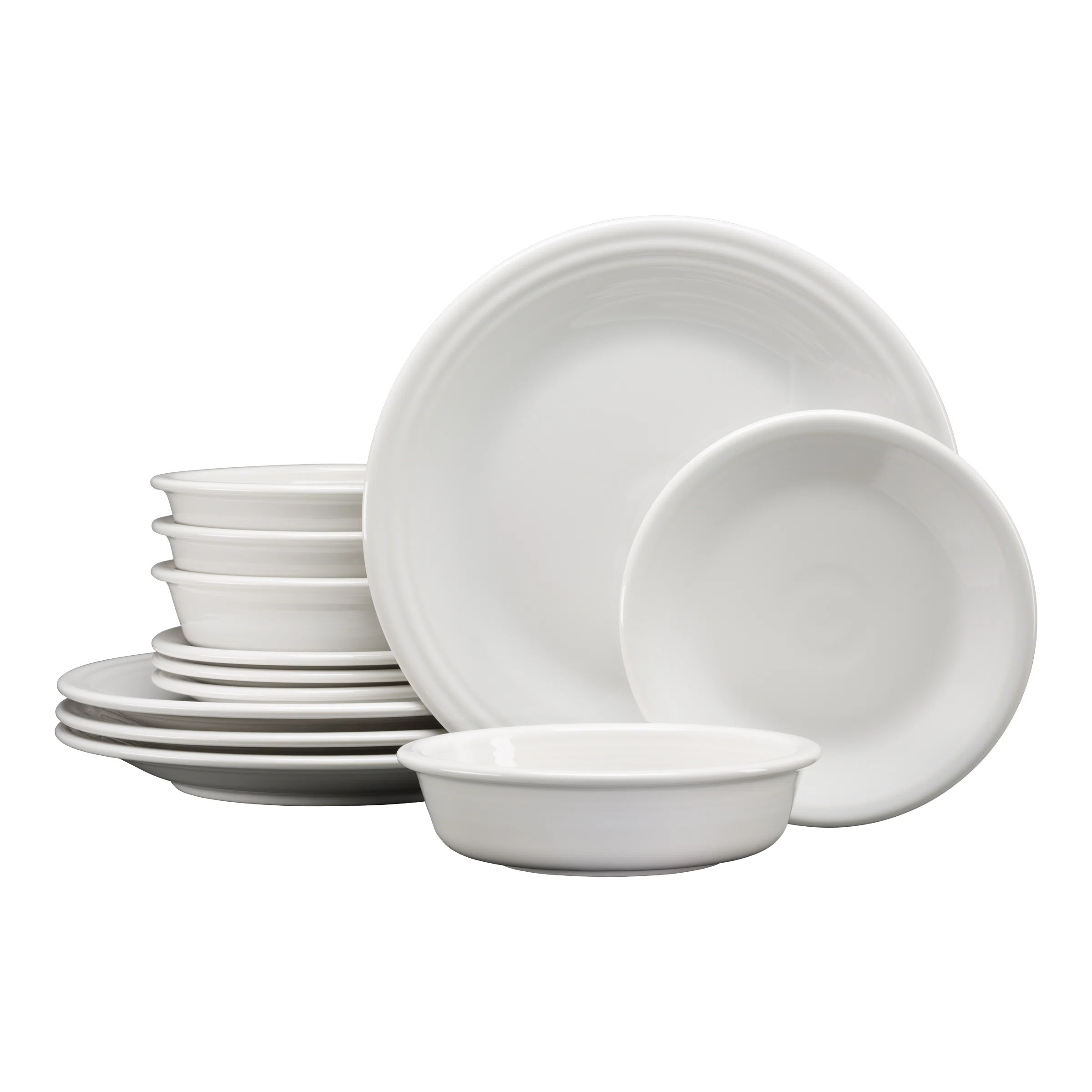 Fiesta Classic Rim 12-Piece Dinnerware Set, Service for 4 & Reviews | Wayfair | Wayfair North America