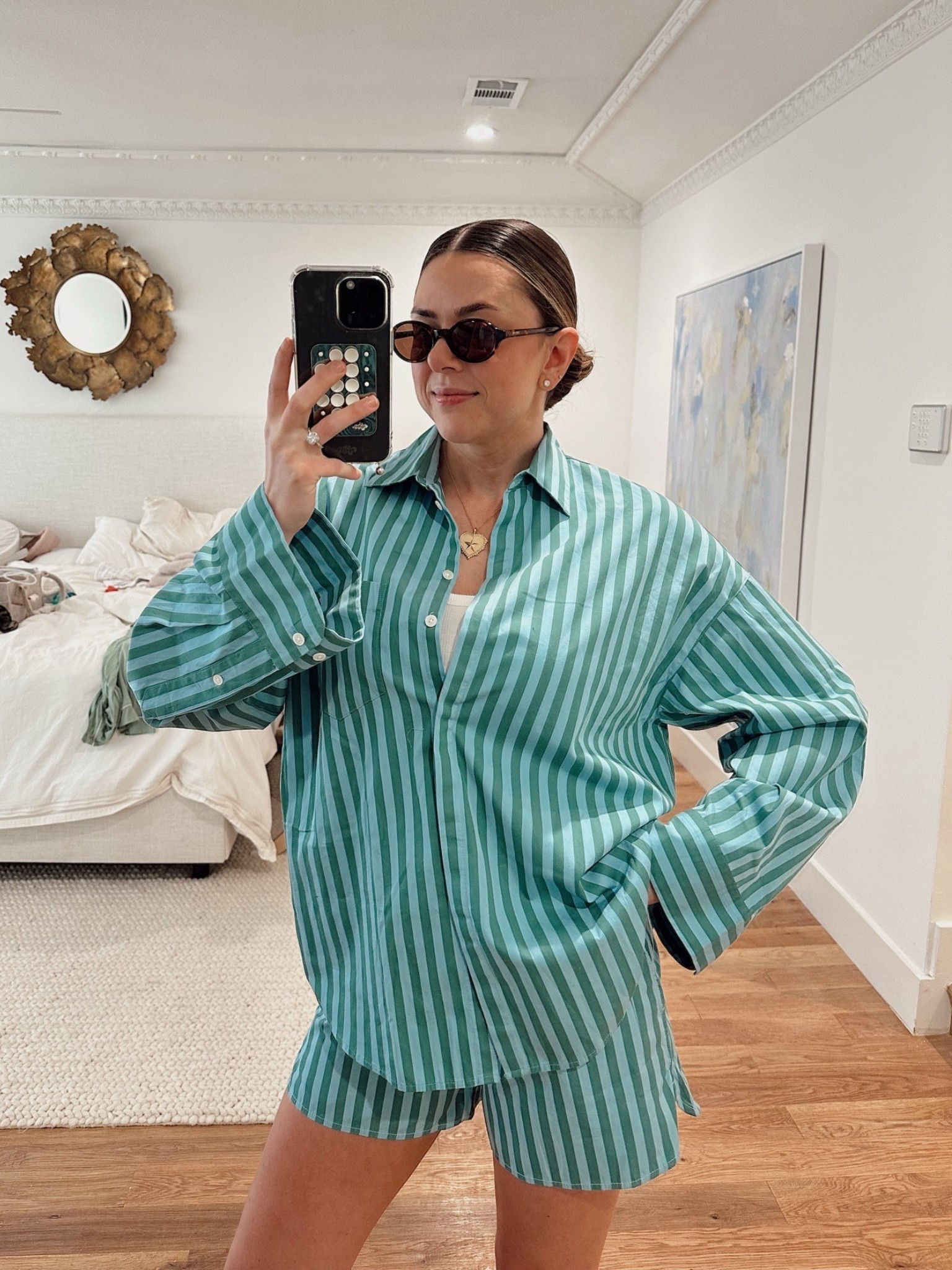 A striped matching set is perfect for a transitional fall outfit. This is madewell and sold out but linking similar 

#LTKFindsUnder50 #LTKStyleTip #LTKFindsUnder100