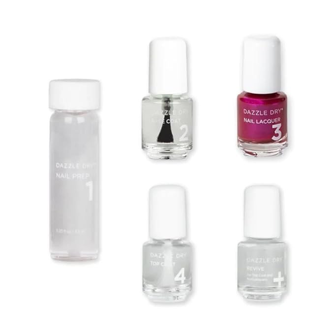 Dazzle Dry Mini Kit 4 Step System - Kaleidoscope - A full coverage metallic fuchsia. Full coverag... | Amazon (US)
