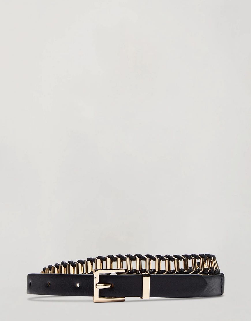 Miss Selfridge skinny belt in black | ASOS (Global)