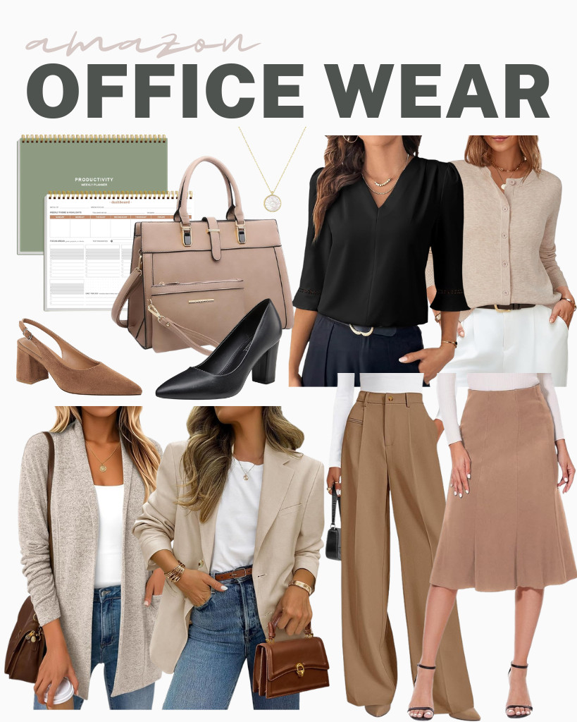 If you're searching for fresh outfit ideas for the office, here are some great options you might love. EVALESS offers a cozy pleated V-neck blouse that pairs beautifully with a knee-length flared skirt or wide-leg pants. You'll also appreciate this selection of pointed shoes, accessories, and bags! 

 #LTKstorytime #LTKSaleAlert #LTKTravel
