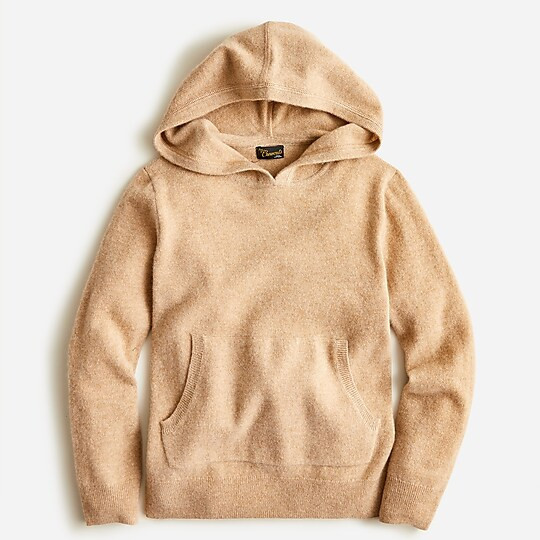 Kids' cashmere pullover hoodie | J. Crew US