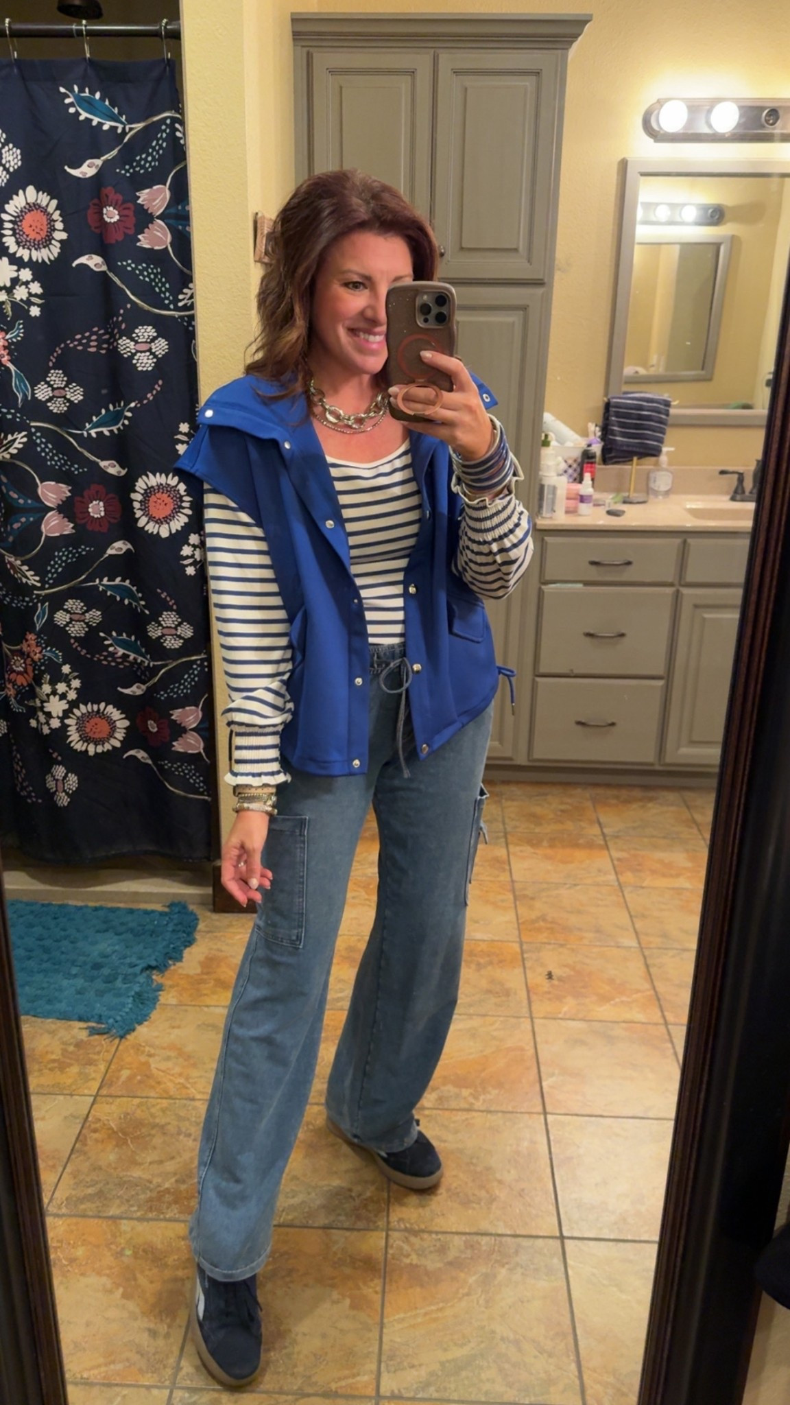 Mom on the go! Casual look for Friday night bball! The best sweatpant denim there is! 
Wearing size medium in stripes and size small in the rest. @Kohl's 

Kohls | Amazon | casual fit | spring style | outfit inspo 

#LTKootd #LTKmomlife #LTKgrwm