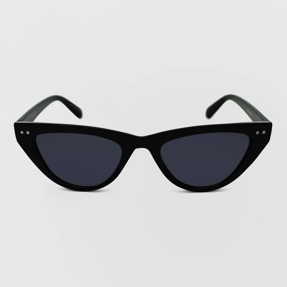Women's Plastic Cateye Sunglasses - Wild Fable Black | Target