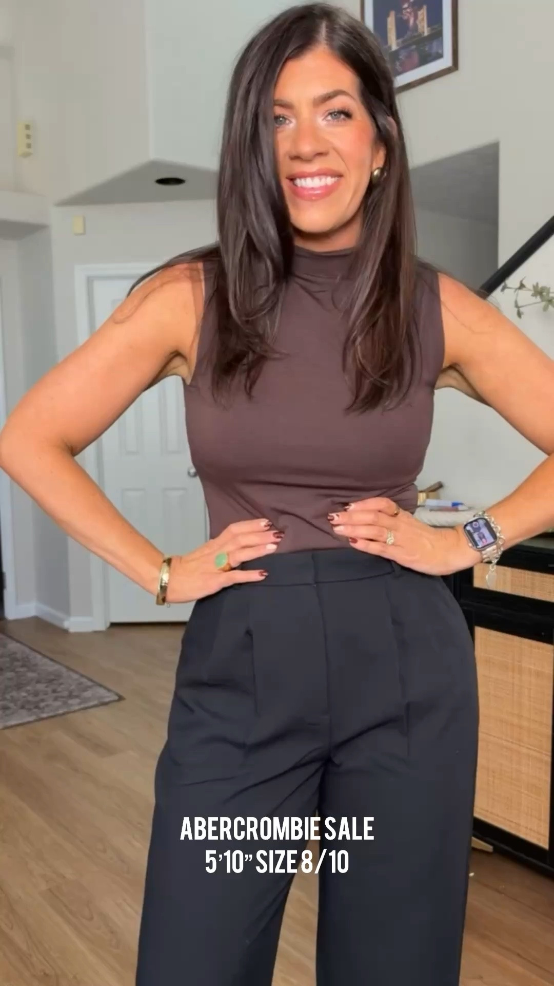 In a medium bra free top and 29 long curvy trouser Midsize fashion, Abercrombie, fall fashion, fall style, trendy fashion, casual outfits, fall outfits, mom style 

 #LTKootd #LTKSaleAlert #LTKWorkwear