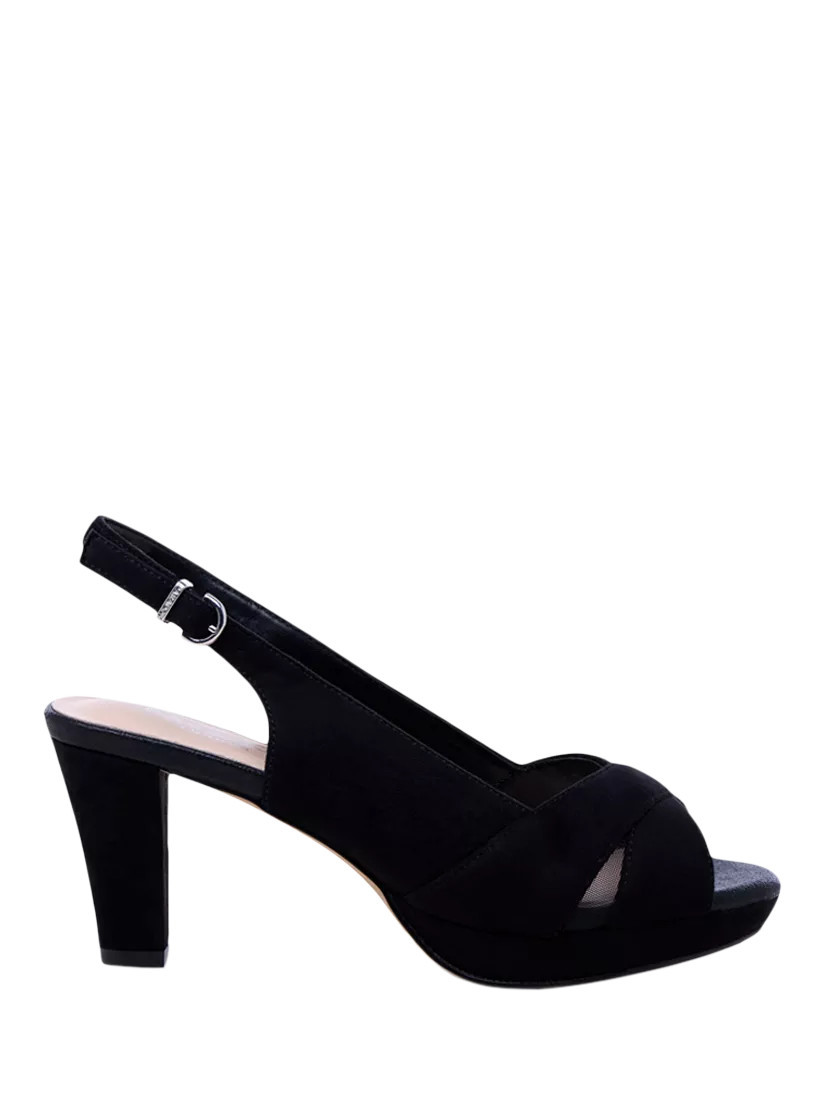 Paradox London Louise Platform Sandals, Black | John Lewis (UK)