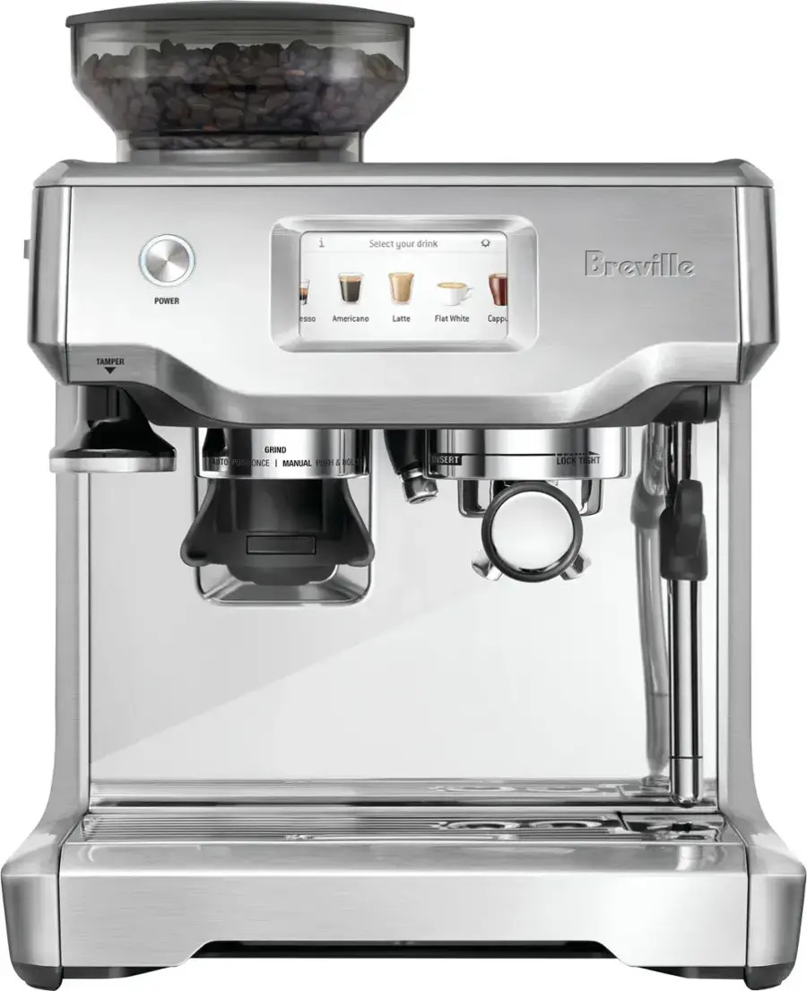 Breville - the Barista Touch Espresso Machine with 9 bars of pressure, Milk Frother and integrate... | Best Buy U.S.