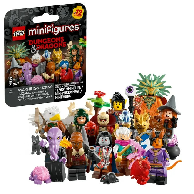 LEGO Minifigures Dungeons & Dragons Collectible Toy Pack, Party Favors for Kids, 71047 | Walmart (US)