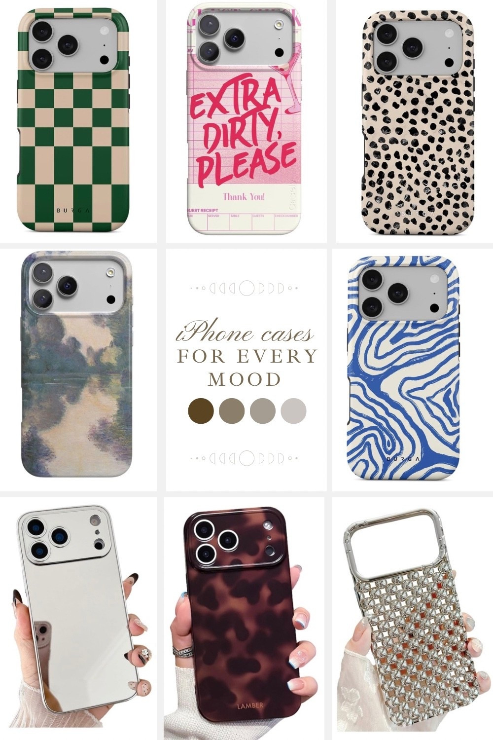 Your phone deserves an outfit change 💅
From bold prints to chic neutrals, these iPhone cases are made to match every mood, outfit, and moment. Protective, stylish, and impossible not to stare at — which one are you today? 😍
Tap to shop and upgrade your everyday essential.
#iPhoneCases #PhoneCaseStyle #AestheticAccessories

#LTKSeasonal #LTKgrwm #LTKootd