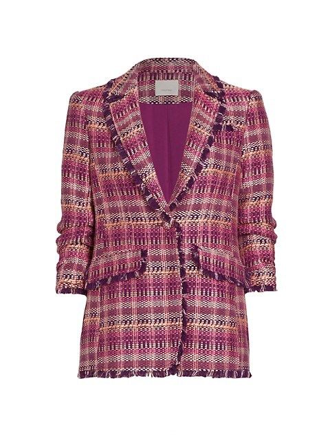 Boxweave Single-Breasted Blazer | Saks Fifth Avenue