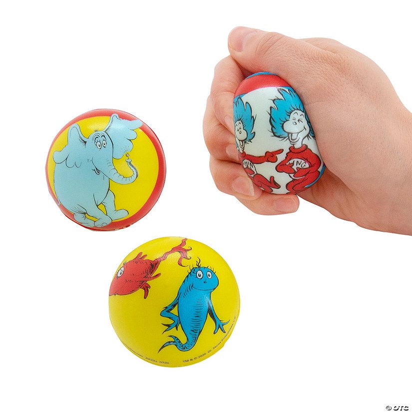 Dr. Seuss™ Stress Ball Toys - 12 Pc. | Oriental Trading Company
