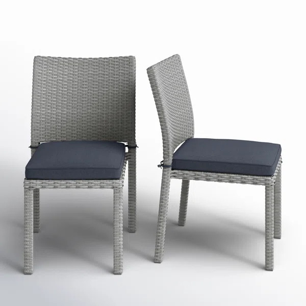 Alyisa Wicker Patio Dining Side Chair | Wayfair North America