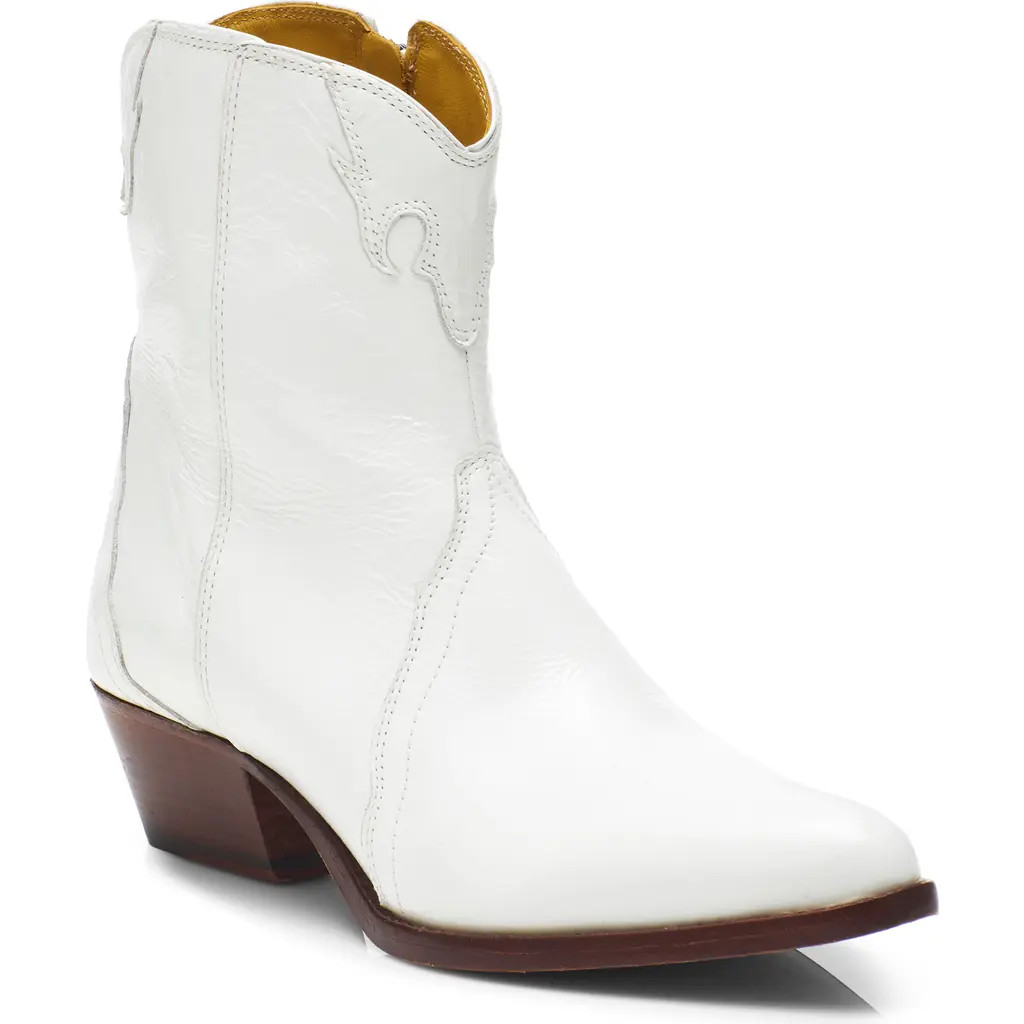 Free People New Frontier Western Bootie in White at Nordstrom Rack, Size 6.5Us / 36.5Eu | Nordstrom Rack