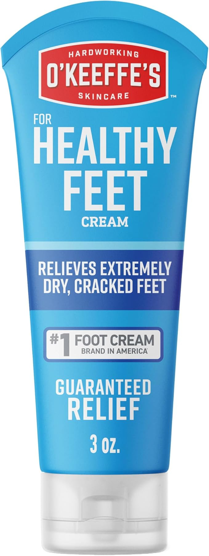 O'Keeffe's for Healthy Feet Foot Cream - 3 oz Travel Size Tube (1 Pack) - Guaranteed Relief for E... | Amazon (US)