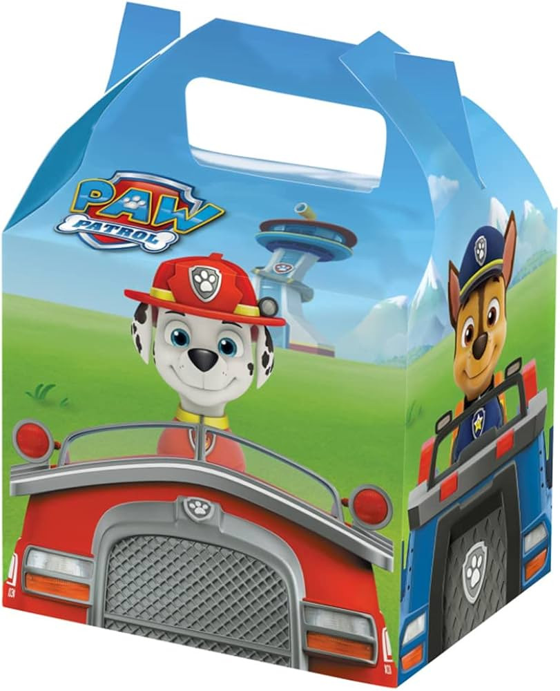 Paw Patrol Adventures Treat Boxes, 5 1/2" x 7 1/2" x 4 1/4", Multicolor - 8 Pcs. | Amazon (US)