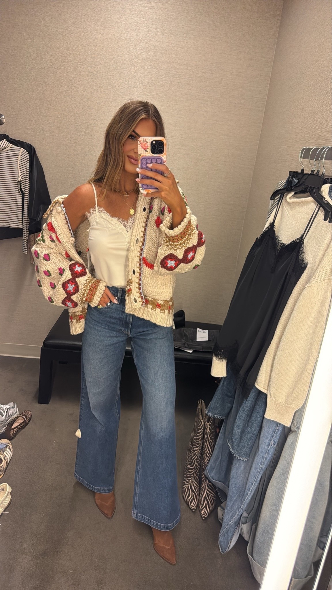 wearing the size small in tops, size 27 in jeans #nsale

#LTKSaleAlert
