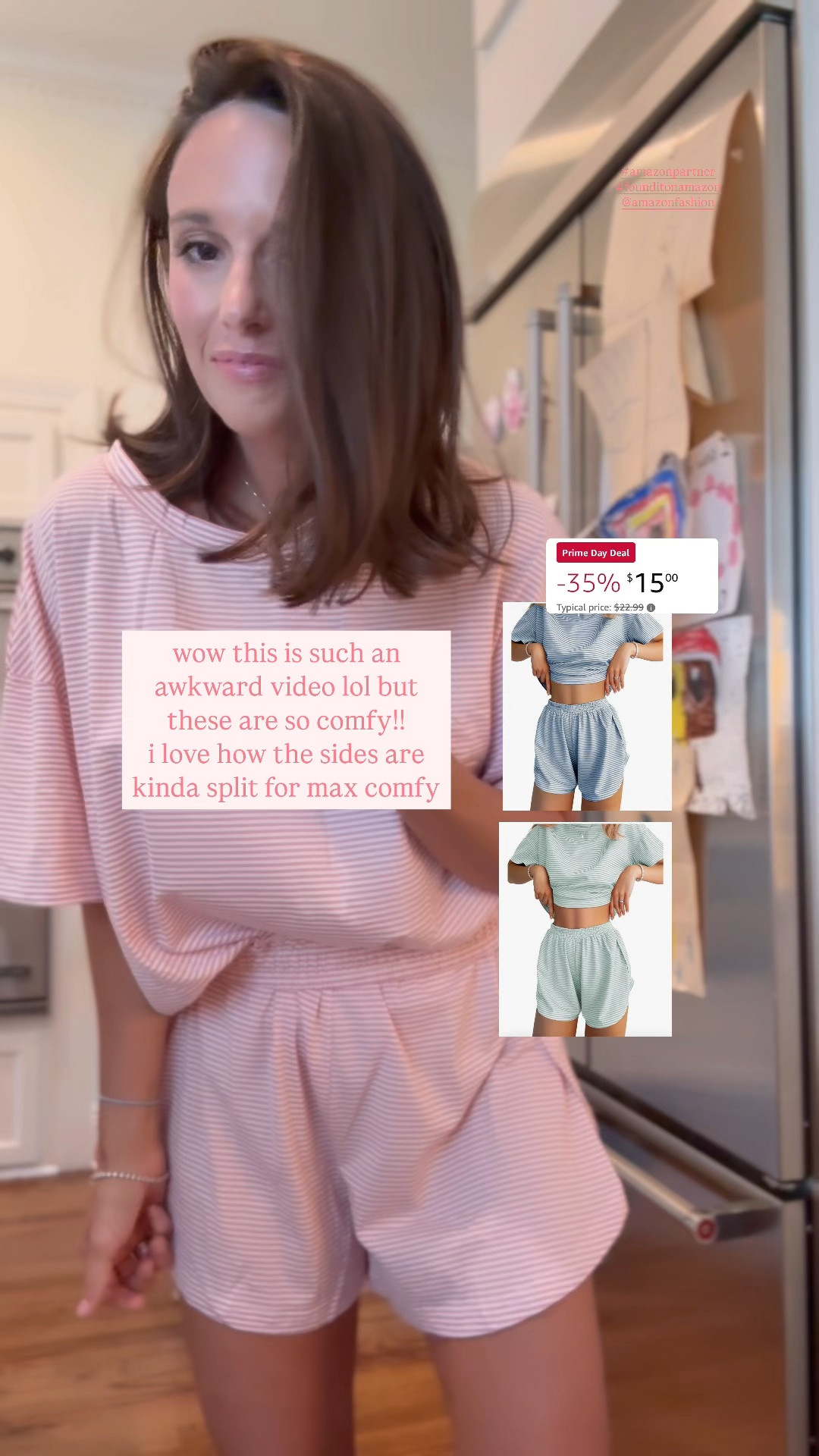 the most lightweight and cozy lounge set from amazon on prime day for $15!! i sized up to a M & immediately ordered the green and blue too 😂 #amazonpartner #founditonamazon

#LTKStyleTip #LTKFindsUnder50 #LTKHome