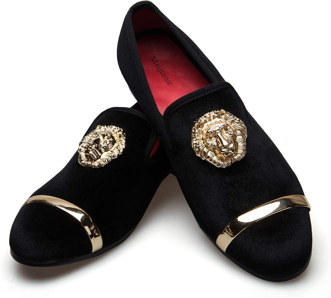 Meijiani Men’s Loafer Velvet Shoes | Amazon (US)