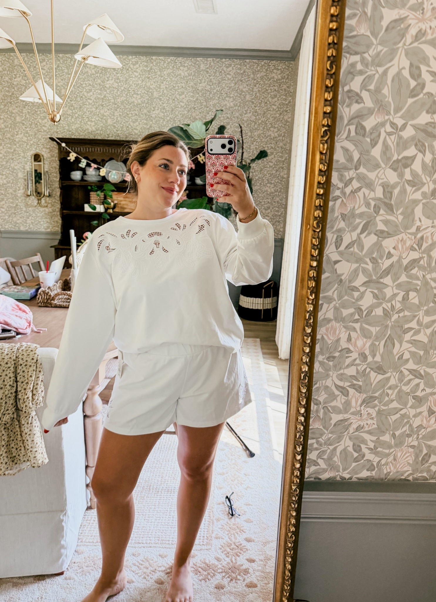 Cute sweatshirt set from target! Also comes in black! Wearing XL bottoms and large top! 

#LTKOver40 #LTKMidsize #LTKSaleAlert