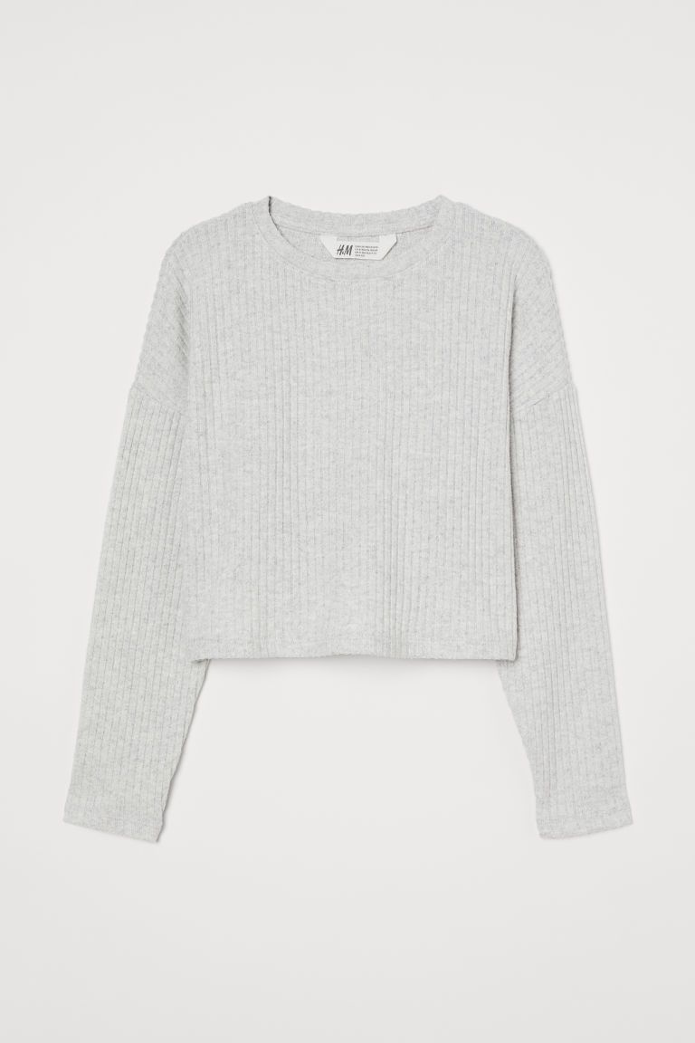 H & M - Boxy Sweater - Gray | H&M (US)