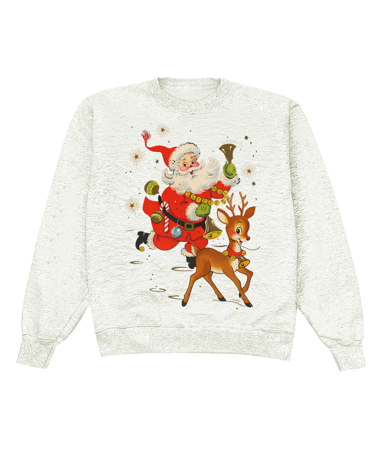 Old Saint & Red Heather Crewneck | Shop Kristin Jones