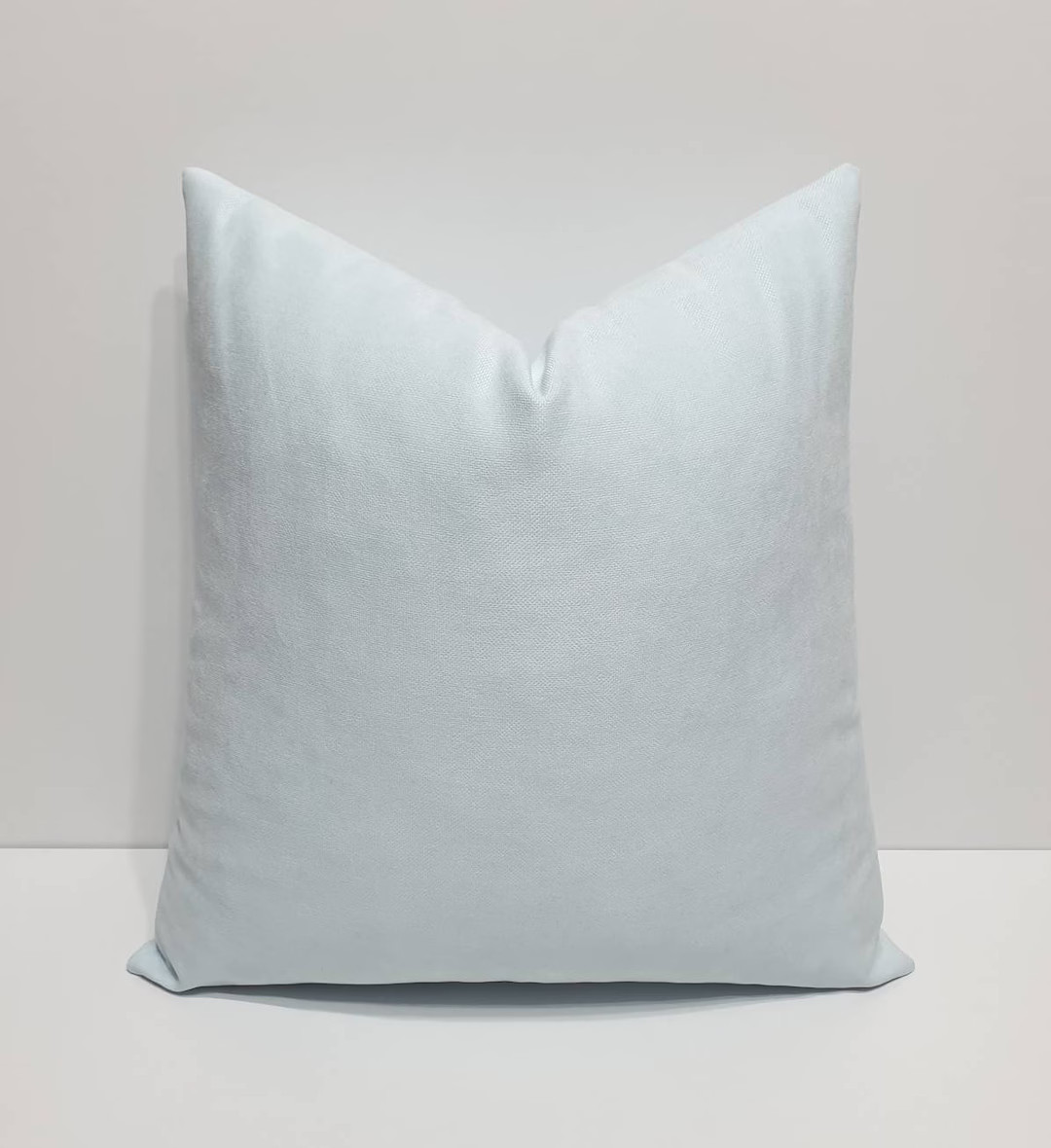 Light Blue Pillow Cover Baby Blue Pillow Cases Blue Throw - Etsy | Etsy (US)