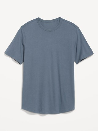 Soft-Washed Curved-Hem T-Shirt for Men | Old Navy (US)