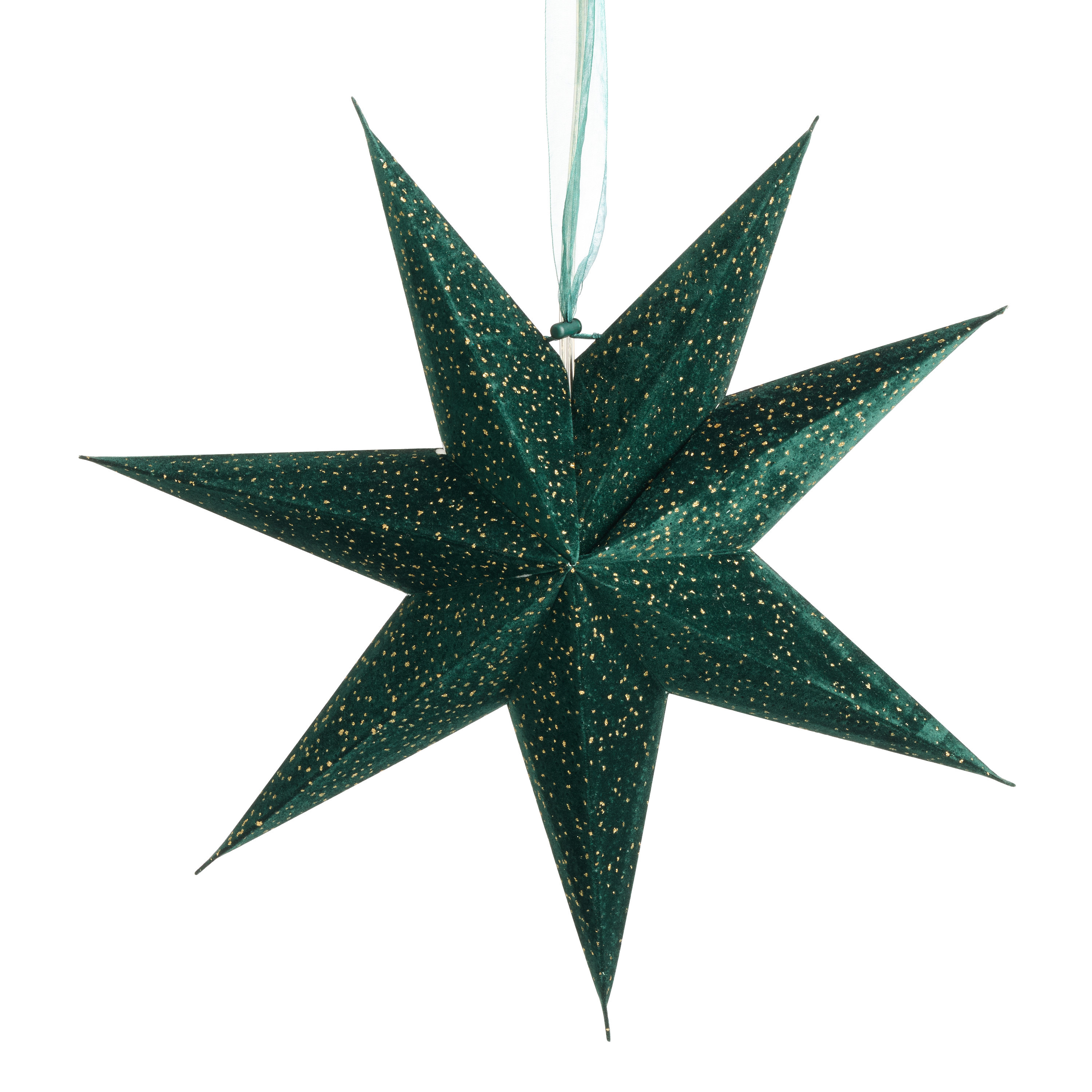 Velvet Paper Star Hanging Decor | World Market