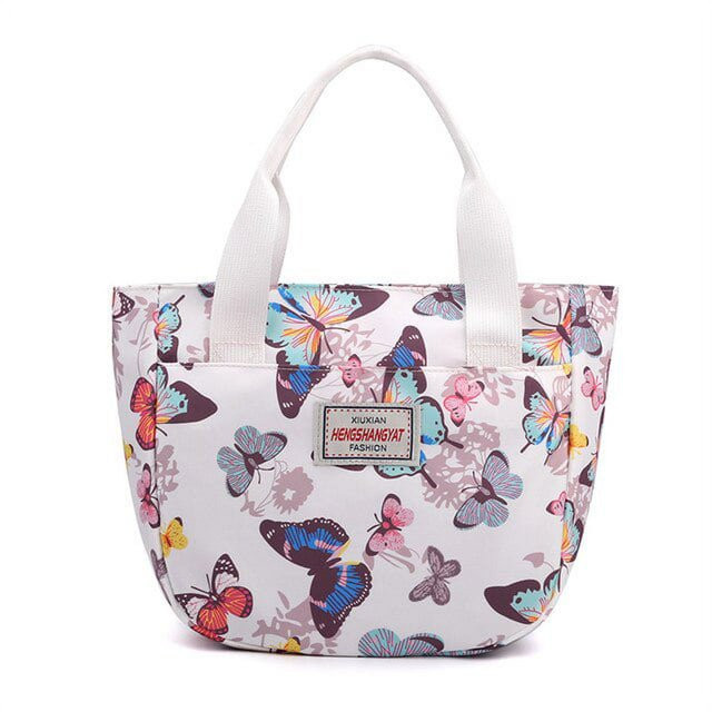 Small Top-handle bag Women‘s Shoulder Bag Ladies Nylon Tote Light Handbags Floral Pattern Tote ... | Walmart (US)