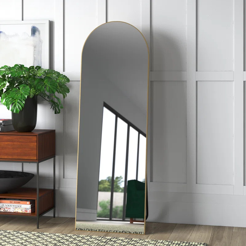 Greta Arch Wood Mirror | Wayfair North America