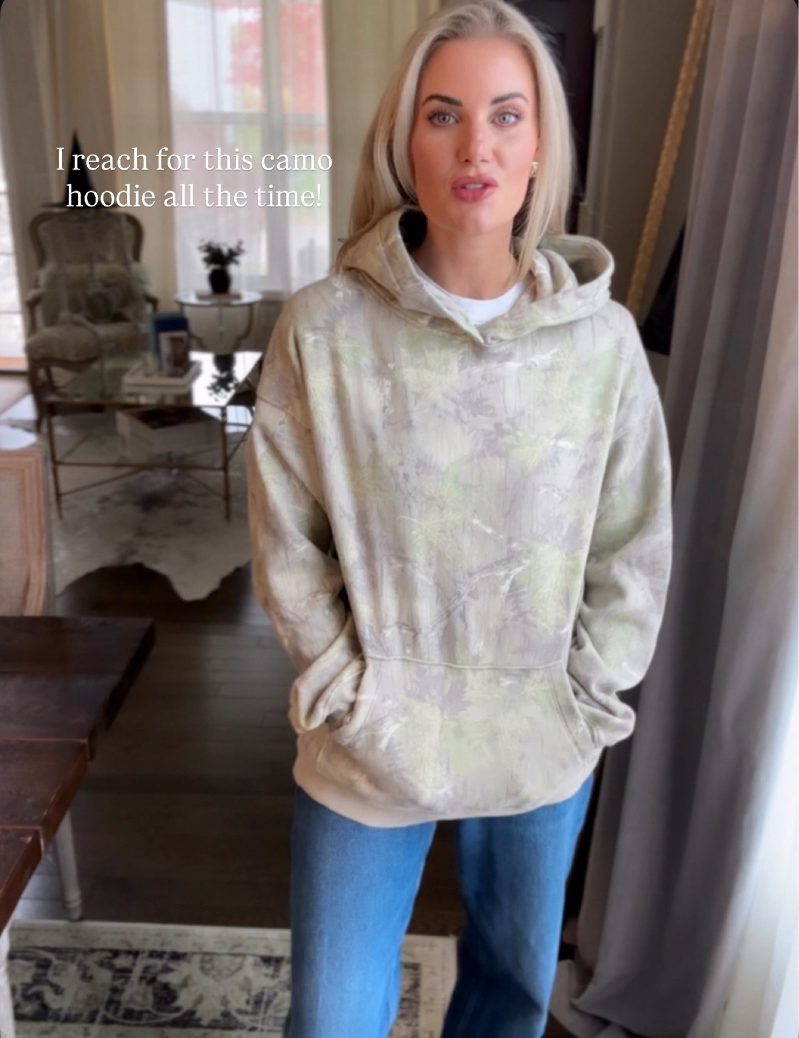 Casual spring outfit – I wear this camo hoodie all the time. Wearing a size small #TargetStyle @Target 

#LTKSeasonal #LTKmomlife #LTKootd