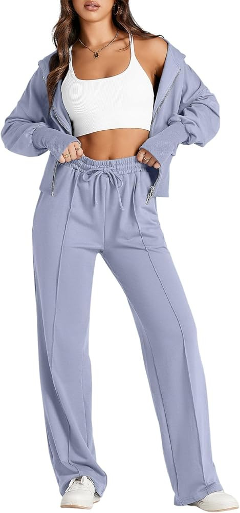 Herseas Womens 2 Piece Sweatsuits Track Suits Lounge Sets | Amazon (US)